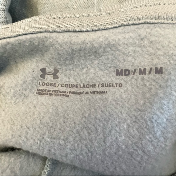 Under Armour Pastel Sea Green Short Sleeve Hoodie Sweatshirt B2/3 - Picture 4 of 9